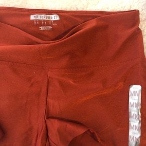 Burnt/Red Orange F21 Shorts
